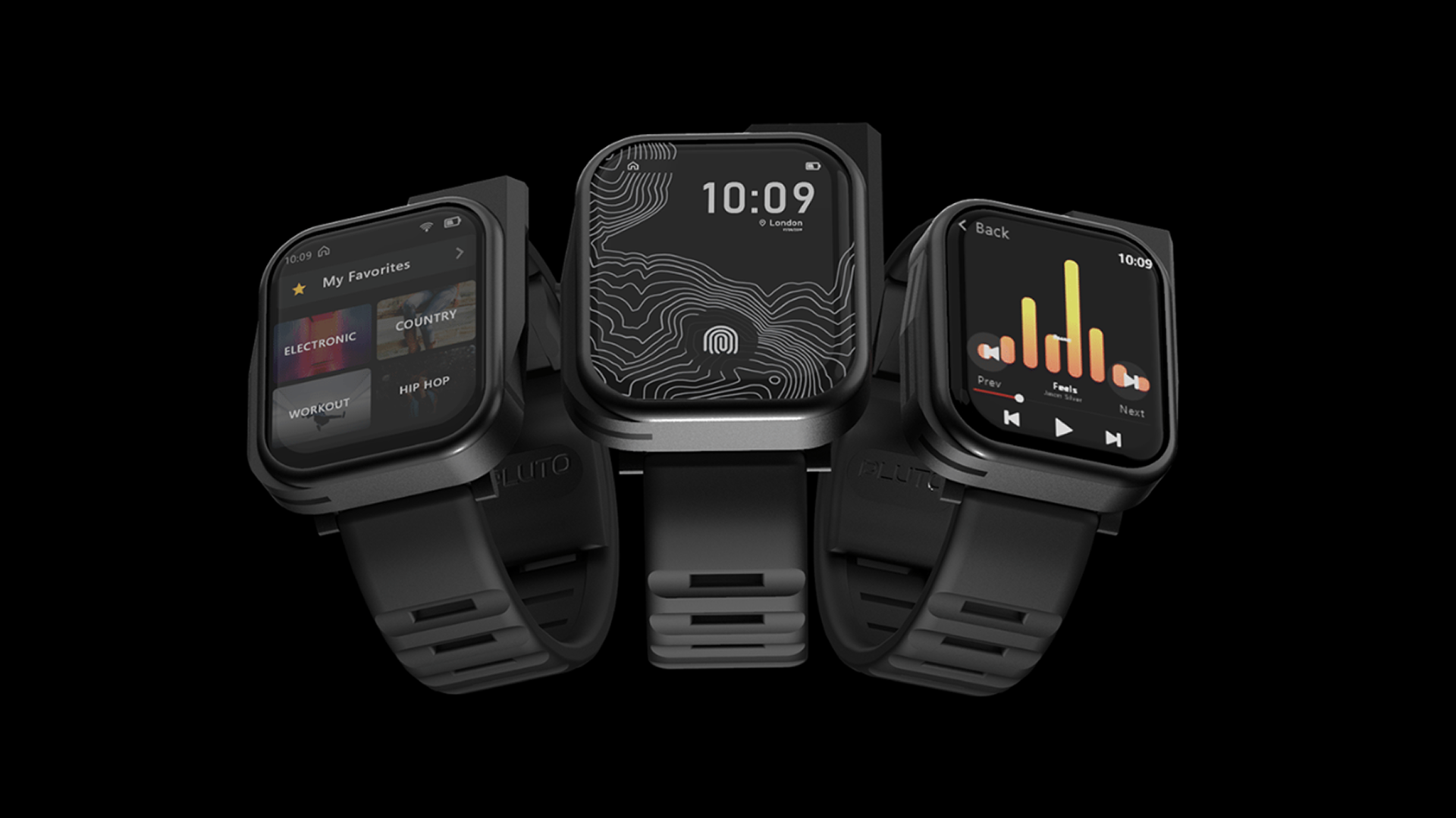 pluto-smartwatch-different-styles